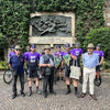 Prima della partenza della Ride to Donate 2023 un momento di "gemellaggio" con il gruppo Alpini di Verona