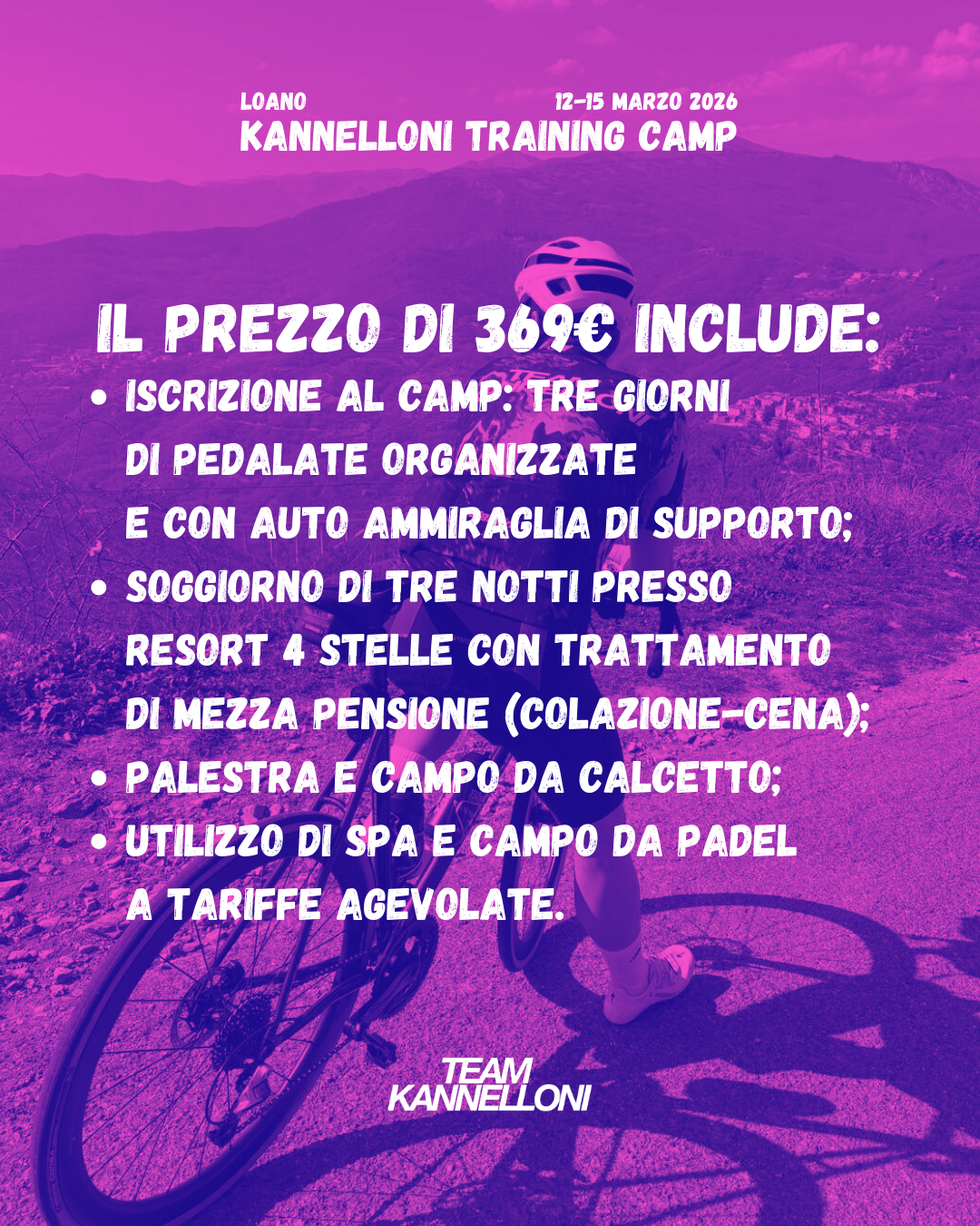 12-15 marzo - Kannelloni Training Camp - @Loano